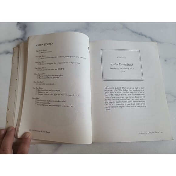 Entertaining All Year Round By Marjorie Reed Paperback - Picture 5 of 10